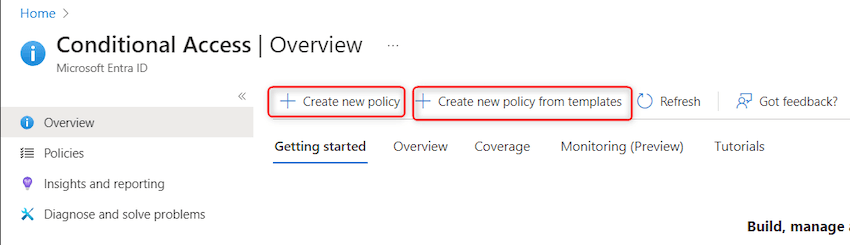Disable MFA using Azure Portal